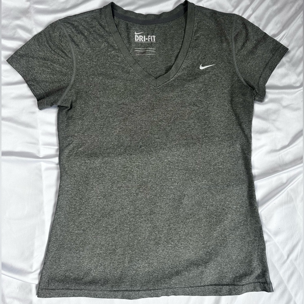 Nike Women's Gray Dri-FIT Tee